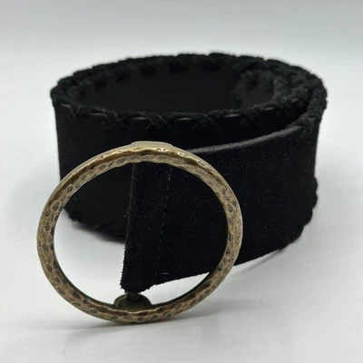 Cinturón ancho de gamuza negro Lucky Brand para mujer talla M/L  Foto 1 de 4