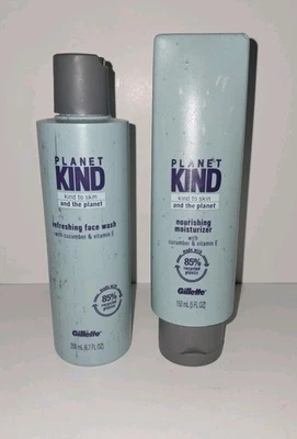 ¡Nuevo! Gillette Planet Set Jabón Facial Tipo Crema Hidratante Refrescante y Nutritiva Foto 1 de 2