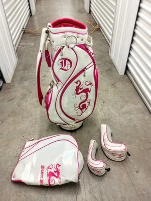 Bolsa de palos de golf Dance With Dragon 5 divisores 10 bolsillos con soporte. Foto 1 de 4