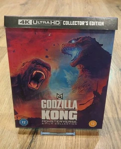GODZILLA X KONG MONSTERVERSE 5-FILM COLLECTION 4K UHD COLLECTORS EDITION FILMS - Picture 1 of 10