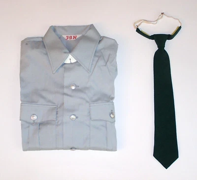 ORIGINAL DDR Schutzpolizei Hemd + Krawatte  Gr. 39 N ~ Schupo Volkspolizei NVA - Bild 1 von 4