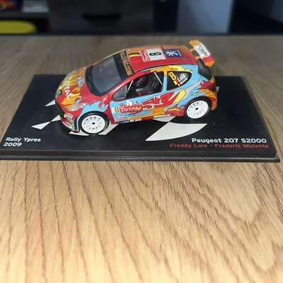 1/43 Rallye Ypres 2009 Peugeot 207 S2000  Loix-Miclotte Altaya Sans Boîte C11 - Photo 1/4