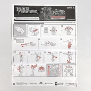 Transformers ROTF Rache der gefallenen Kanone Hummel Original Anleitung - Bild 1 von 7