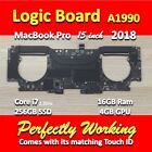 Logic Board A1990 2018 Macbook Pro 15” Core I7 2.2ghz 16gb Ram 256gb Ssd 4gb Gpu