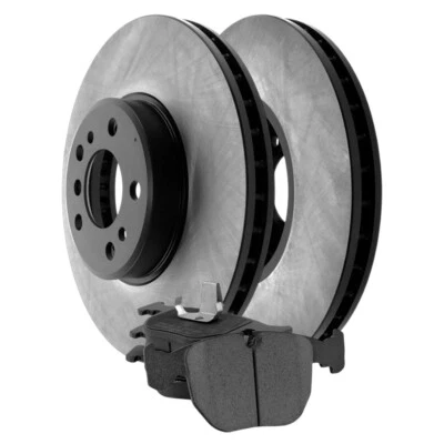 Rotores de freno de disco ventilados delanteros y pastillas de cerámica para BMW X5 2006-2000; 332 mm Foto 1 de 4