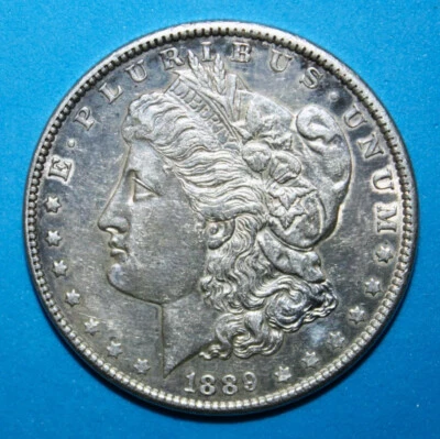 S11 - United States $1 Morgan Dollar 1889 Circulated Proof-Like Silver Coin - Image 1 of 2