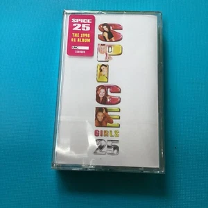 SPICE GIRLS - Spice - Cassette Tape GREEN Album 25th Anniversary New & Sealed - Picture 1 of 3