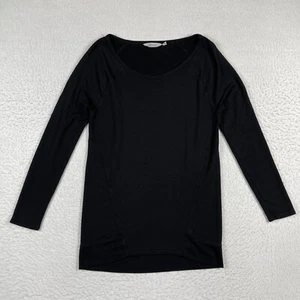Athleta Sweatshirt Womens XXS Black Studio CYA Gym Yoga Athleisure Top Casual - Picture 1 of 11