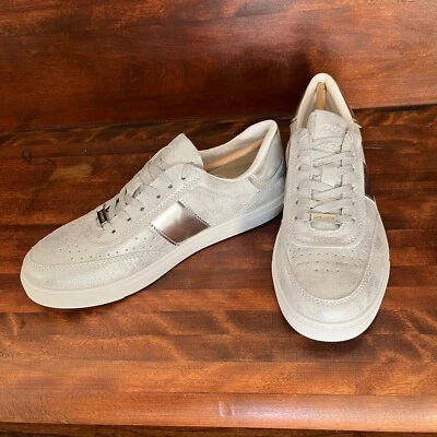 NEW J/Slides Taylor Women's Lace up Silver Metallic Luxe Sneaker Size 8M - Image 1 of 4