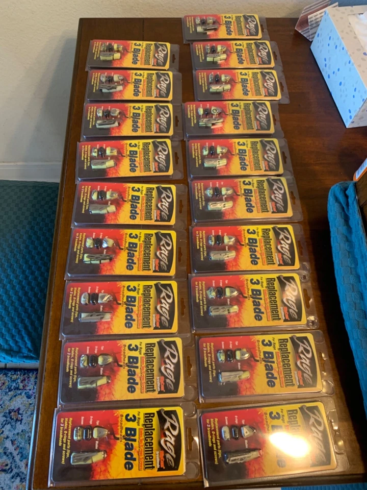 Rage Replacement Blades 3-blade 1.5in. Cut 9pk 30005