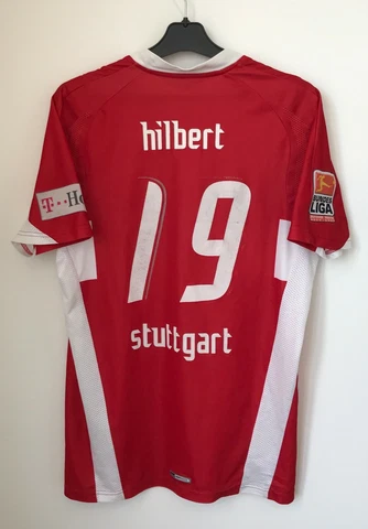 VfB Stuttgart 2007 - 2008 Away football shirt jersey Puma #19 Hilbert Cover