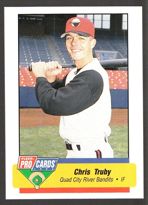 1994 PROCARDS Chris Truby Infielder From Quad City Team Set - Image 1 of 1