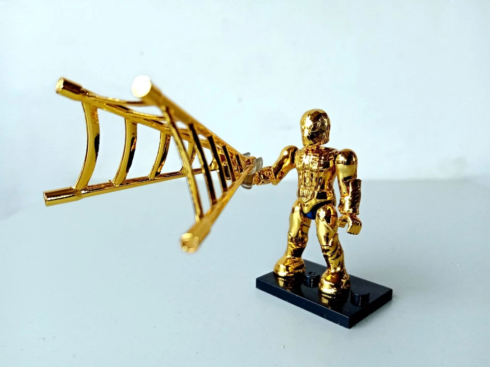 Mega Bloks Marvel Series Spider-Man ouro galvanizado personalizado - Imagem 1 de 1