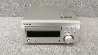 JUNK  Denon RCD-M41 Radio/Discrete Power Amplifier Silver Bluetooth CD AM/FM - Image 1 of 4