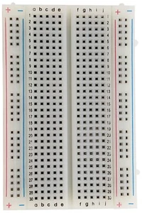 400 Tie-Point Solderless Breadboard, 2 Distribution Strips (3.3" x 2.1" x 0.3") - Picture 1 of 3