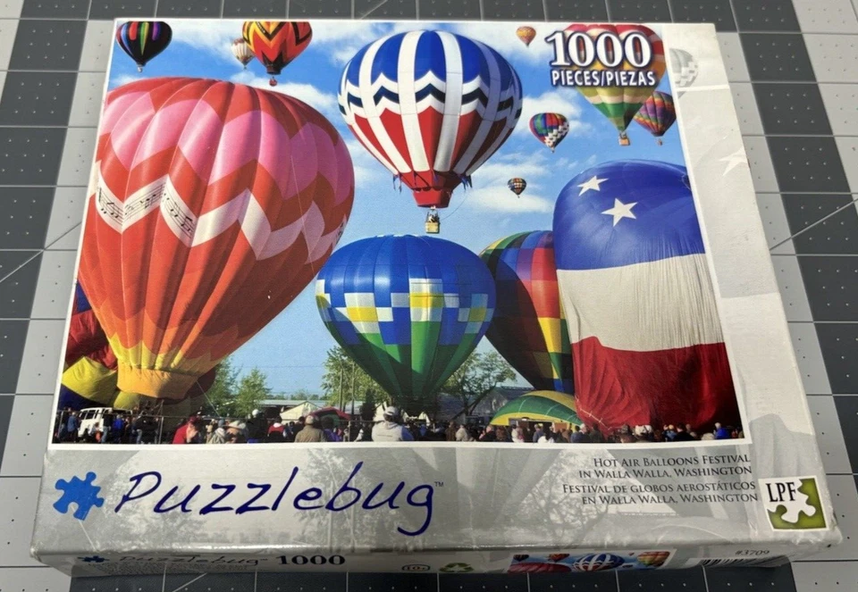 NIB Sealed Puzzlebug 1000 Piece 2013 Hot Air Balloon Festival - 18.25" x 23" - Image 1 of 3