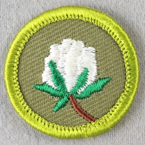 Cotton Farming 1961-1968 Typ F Rollrand Khaki Twill Verdienstabzeichen - Bild 1 von 1