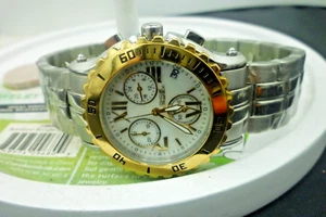 Mens/ Ladies 39mm DICE KAYEK CHRONOGRAPH 50m Miyota cal JS05  Watch SS 9" New - Picture 1 of 12