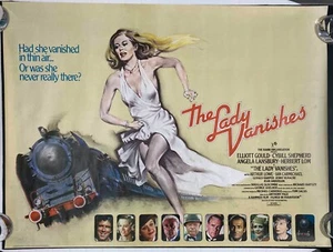 The Lady Vanishes Original Quad Movie Cinema Poster Cybill Shepherd Hammer 1979 - Picture 1 of 6