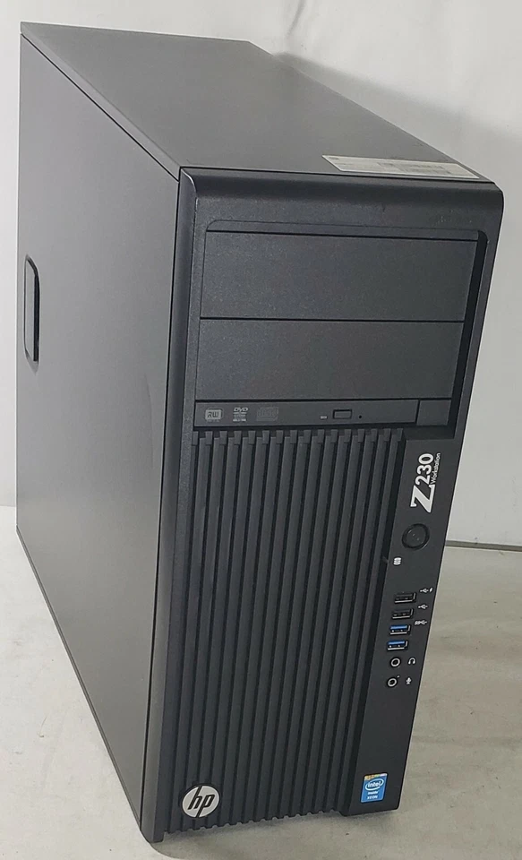 HP Z230 Workstation Intel Xeon E3-1230 v3 3.30GHz 8GB RAM 1TB HDD Windows 10 Pro - Image 1 of 4
