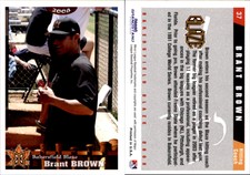 Brant Brown 2008 Grandstand Bakersfield Blaze #5 Card *AutographDen*
