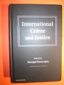 International Crime and Justice by Mangai Natarajan HC 1st Ed., New - Picture 1 of 3