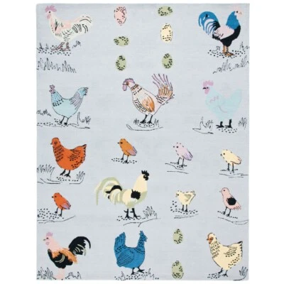 Alfombra SAFAVIEH Novedad NOV322M Hecha a Mano Azul/Amarilla Foto 1 de 4