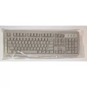NEW Toshiba KB-2971 Wired Keyboard Computer Off White PS2 QWERTY - Picture 1 of 9