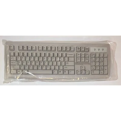 NEW Toshiba KB-2971 Wired Keyboard Computer Off White PS2 QWERTY - Image 1 of 4