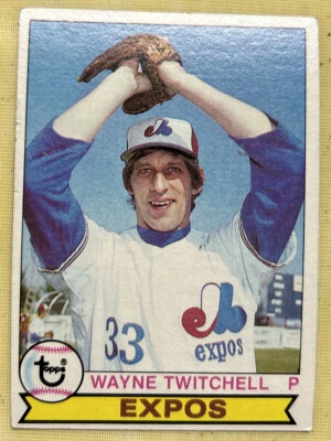 1979 Topps Wayne Twitchell Baseball Card #43 Expos Pitcher Low-Grade - Image 1 of 2