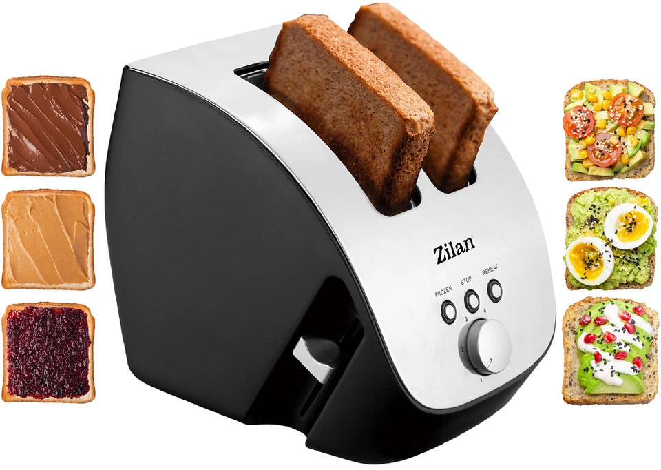 Schräg-Toaster | 2 Scheiben Toaster | Toaster | Schrägtoaster | Toastautomat | - Bild 1 von 4