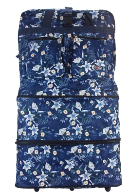 WISDOM / NEWYORKXPRESS 30"/36"/40" Expandable Rolling Duffel Bag Wheeled Spinner Suitcase Luggage