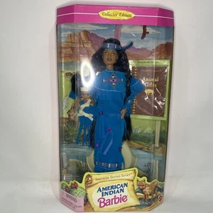 New Vintage 1996 American Indian Barbie American Stories Series #17313 - Picture 1 of 7