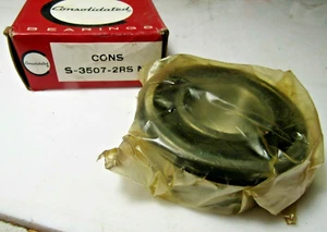 ✌️NEW CONSOLIDATED S-3507 2RS NR DEEP GROOVE BALL BEARING - Picture 1 of 3
