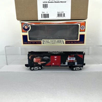 Lionel 2401400 LCCA 2024 Omaha Steaks Box Car NEW O Gauge Club - Image 1 of 4
