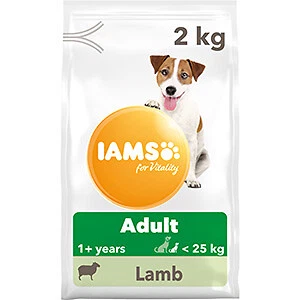 Iams Small & Medium Breed Adult Dry Dog Food Lamb - 2kg - Imagem 1 de 1