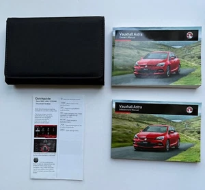 GENUINE VAUXHALL ASTRA J 2012-2016 OWNERS MANUAL HANDBOOK - WALLET PACK - Picture 1 of 9
