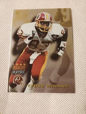 1995 TYDUS WINANS PLAYOFF NFL CARD #159 WASHINGTON REDSKINS  - Image 1 of 2