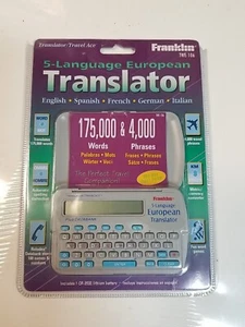 Franklin 5-Language European Translator TWE-106a 1998 - Picture 1 of 2