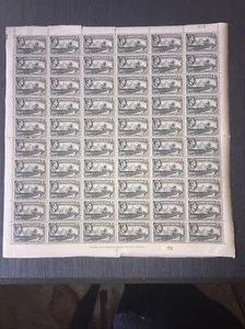 GIBRALTAR SG124b THE 1943 GVI 2d Complete MNH Sheet Of 60 Cat £270+ - Picture 1 of 3