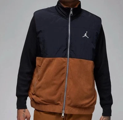 Nuevo con etiquetas Chaleco de Invierno Air Jordan Essentials Talla Pequeña Para Hombre Negro Marrón - FD8628-281 Foto 1 de 4