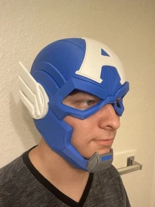Marvel Captain America Cosplay Helmet - Marvel Rivals themed - 3D printed helmet - Picture 1 of 6