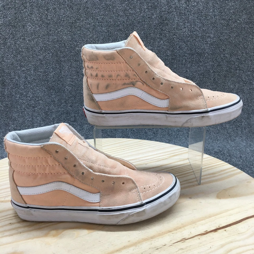 Vans Zapatos Mujer 8 Hombres 6.5 Old Skool Zapatillas de Monopatín Melocotón Alto 751505 Foto 1 de 4