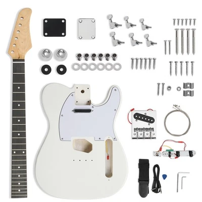 DIY 6 String TL Style Electric Guitar Kits with Mahogany Body, Maple Neck - Image 1 of 4