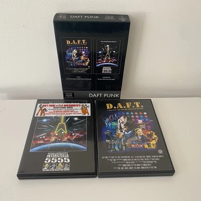 Daft Punk Interstella 5555 & D.A.F.T DVD Box Set Leiji Matsumoto Limited Rare - Image 1 of 4