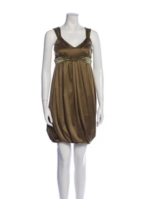 Vestido John Galliano Vintage Noche Satinado Marrón. Talla XS-S. Perfecto estado  Foto 1 de 4