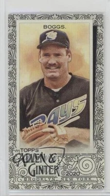 2020 Topps Allen & Ginter's Mini Black Wade Boggs #126 HOF - Image 1 of 2