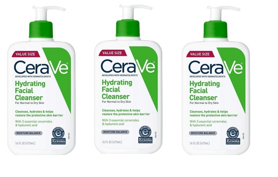 CeraVe Hydrating Facial Cleanser Refill For Normal to Dry Skin - 16 oz