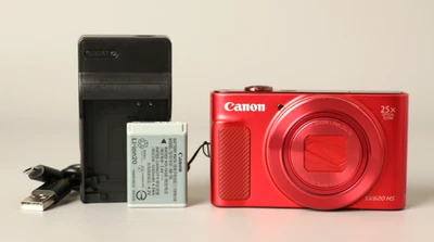 Near Mint Canon PowerShot SX620 HS Red 20.2MP Compact Digital Camera 25x Zoom - Bild 1 von 4