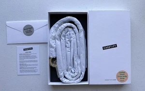 *AUTENTYCZNY* Casetify skórzany łańcuszek pasek na ramię - czarny w szampańskie złoto - Zdjęcie 1 z 4